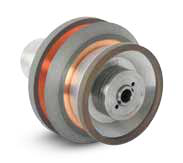 Hybrid wheel pack for rotary tools.