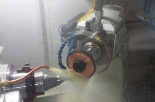 Machining setup from the drill/end-mill example.