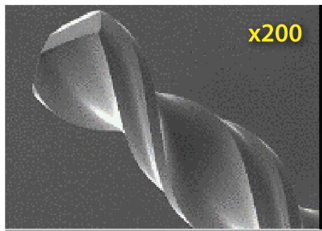 Micro rotary tool, magnification ×200.