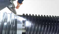 Broach-grinding application example.