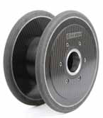 Knee-joint grinding wheels with CFRP body.