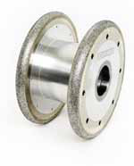 Electroplated wheels with steel/aluminium body.