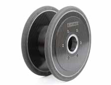 Vitrified grinding wheels with CFRP body.