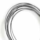 Coiled medical wire.