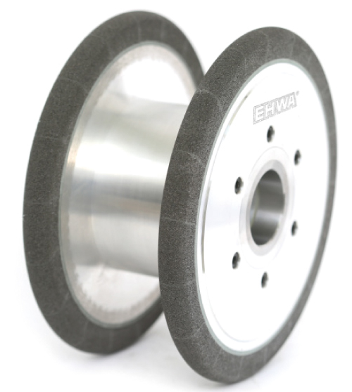 Vitrified grinding wheels with aluminium-alloy body.
