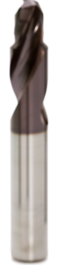 Coated carbide tool: brown design.