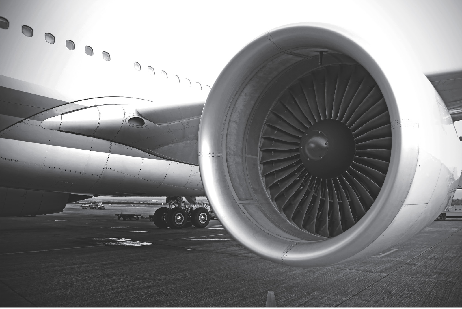 Aircraft engine as an application image.