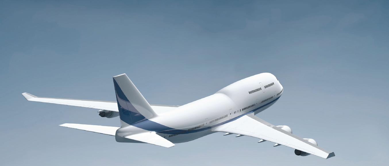 Aircraft as an aerospace application illustration.