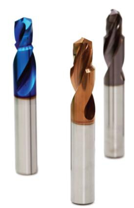 Coated carbide tools.