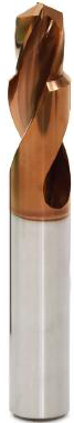 Coated carbide tool: gold design.