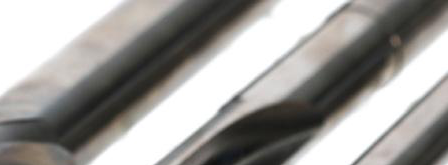 Aluminium drills: shank and flute details.