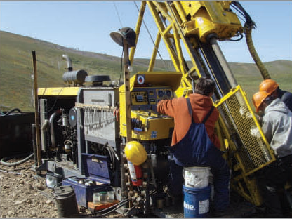 Exploration drilling: application image.