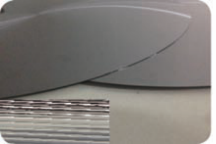 Waferkante und gestapelte Wafer.