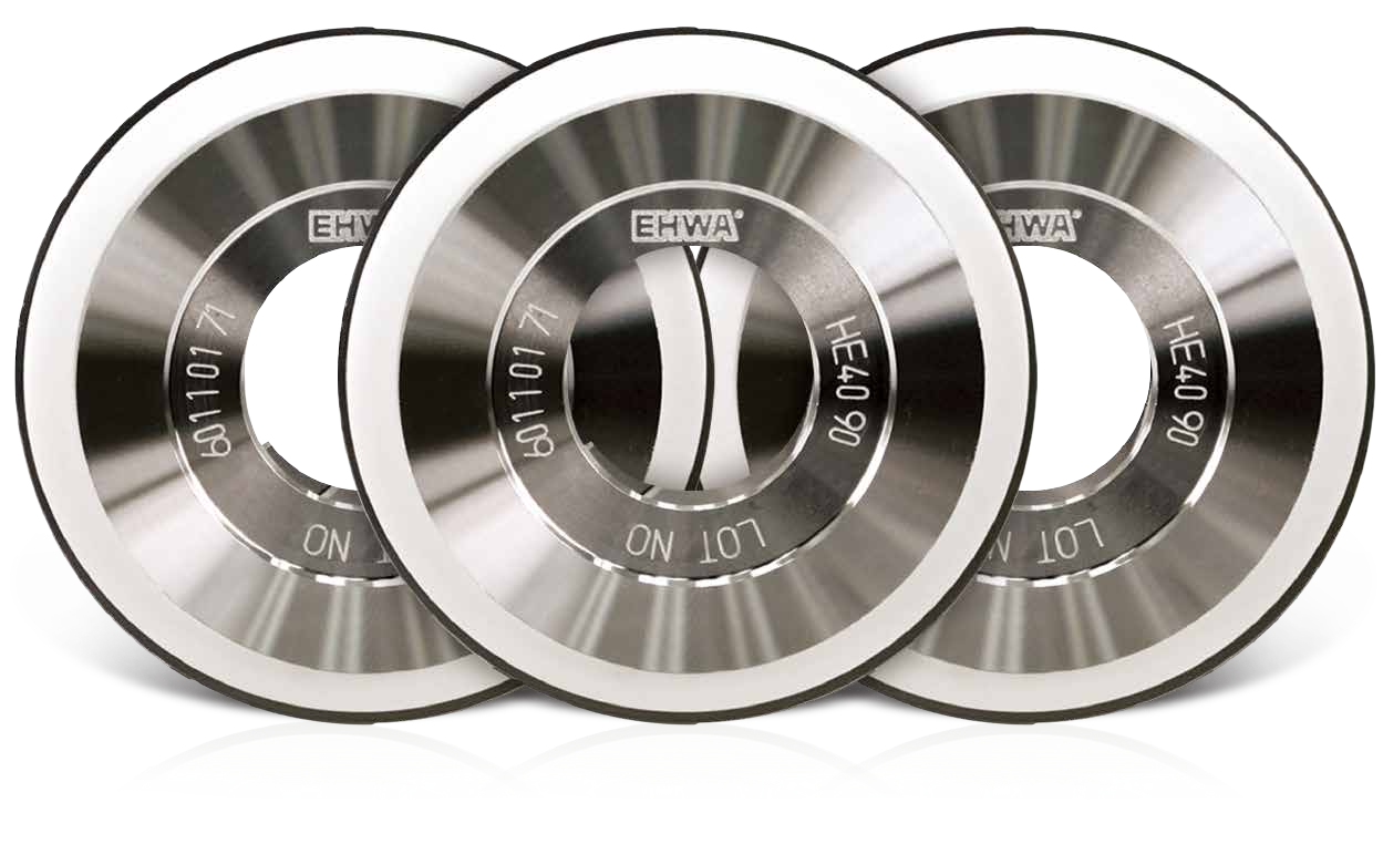 EHWA hub-type dicing blades.