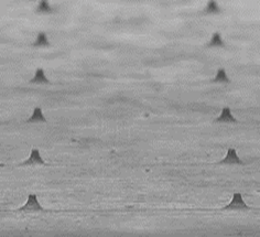 Micrograph of the CVD tip arrangement.