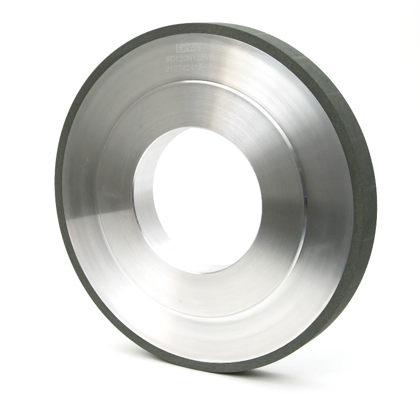 Schleifscheibe im SiC-Bearbeitungsbeispiel.