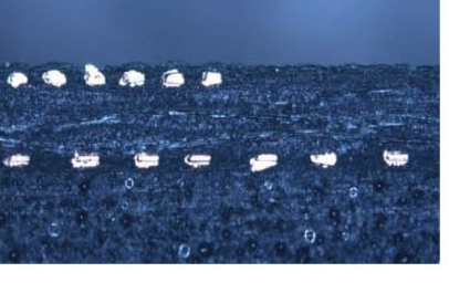Actual cut image for the conventional version.