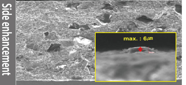 Enhanced side surface, original image.