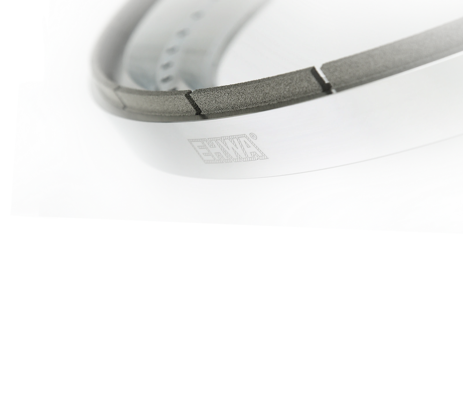 Product detail of a NANOPOL wheel with vitrified-bond grinding segments.